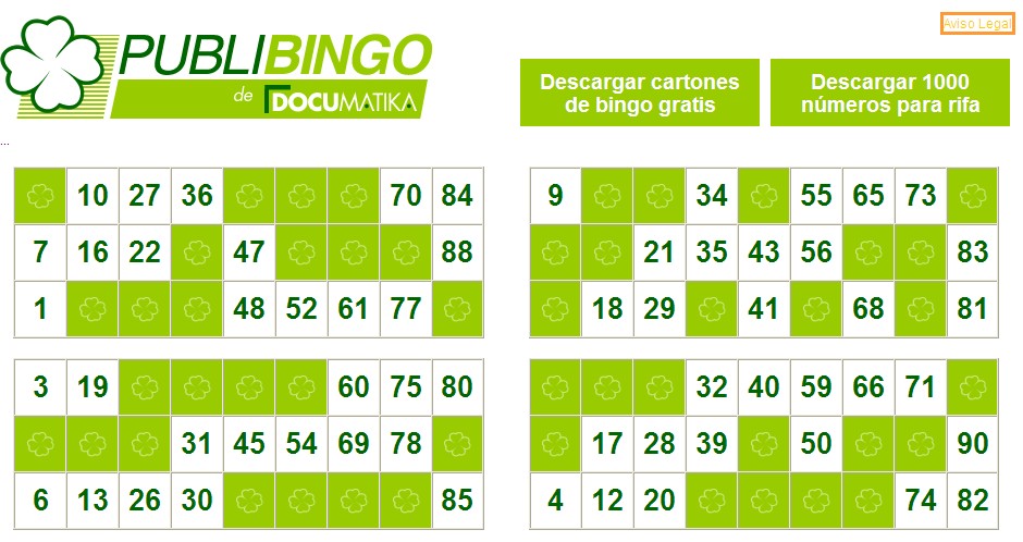 Bingo on line español descargar juego de loteria Alicante 786606