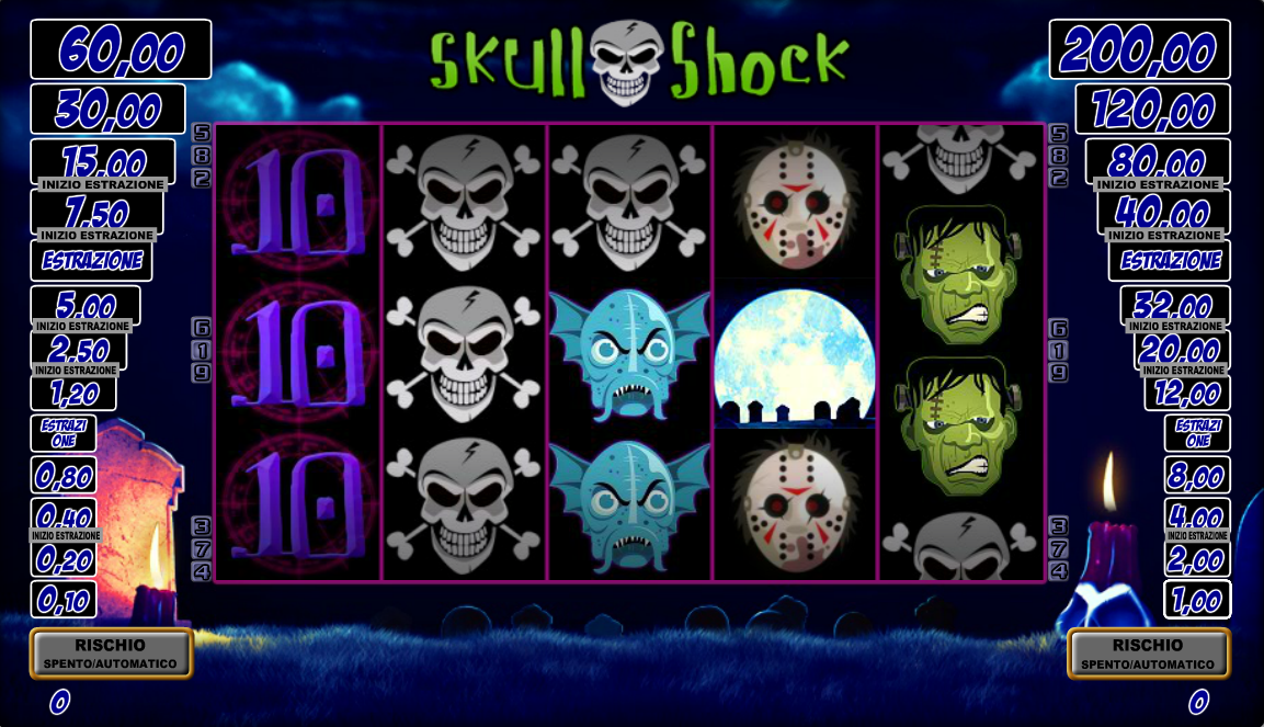 Tragamonedas gratis 2019 nuevas Skull Shock 286171