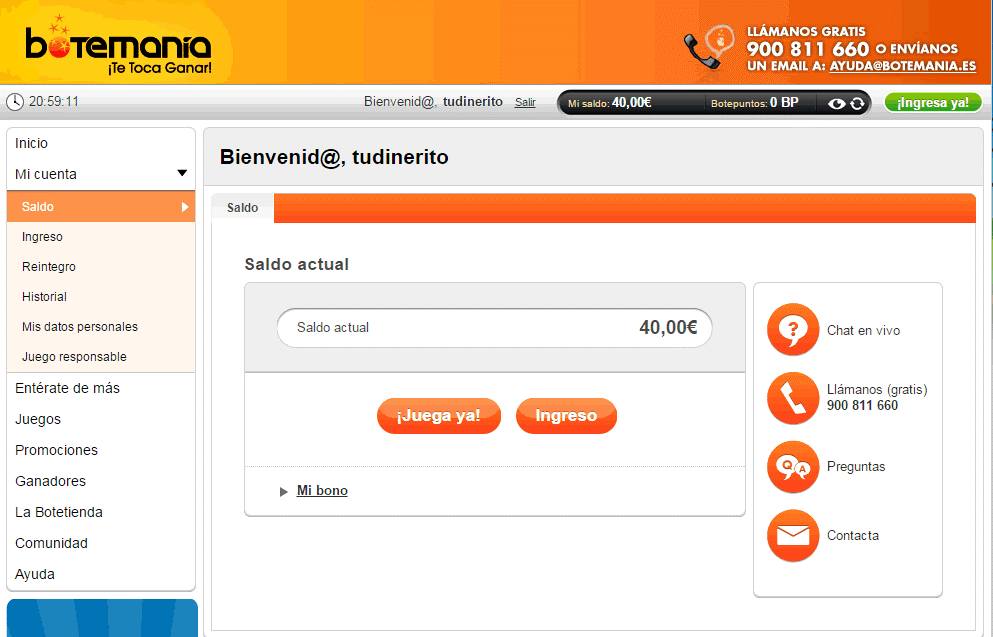 Bingo on line español comprar loteria euromillones en Colombia 651538