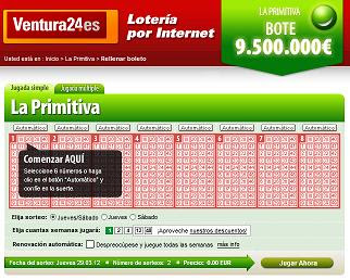 Juegos Landmark bingo euromillion premio 972106