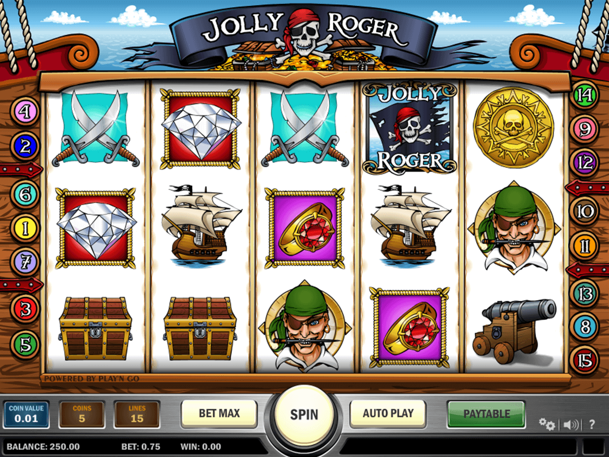 Tragamonedas gratis Jolly Roger play n go slots free 54210