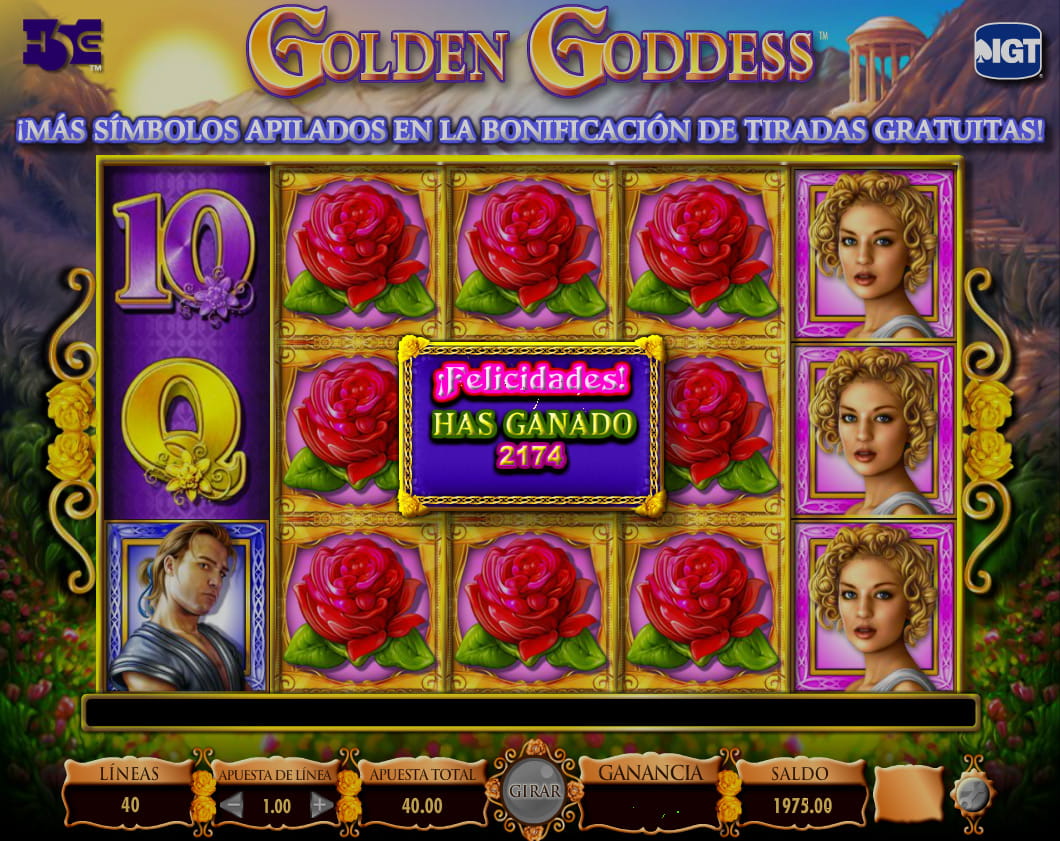 Juego de casino golden goddess casumo giros gratis bono 657469