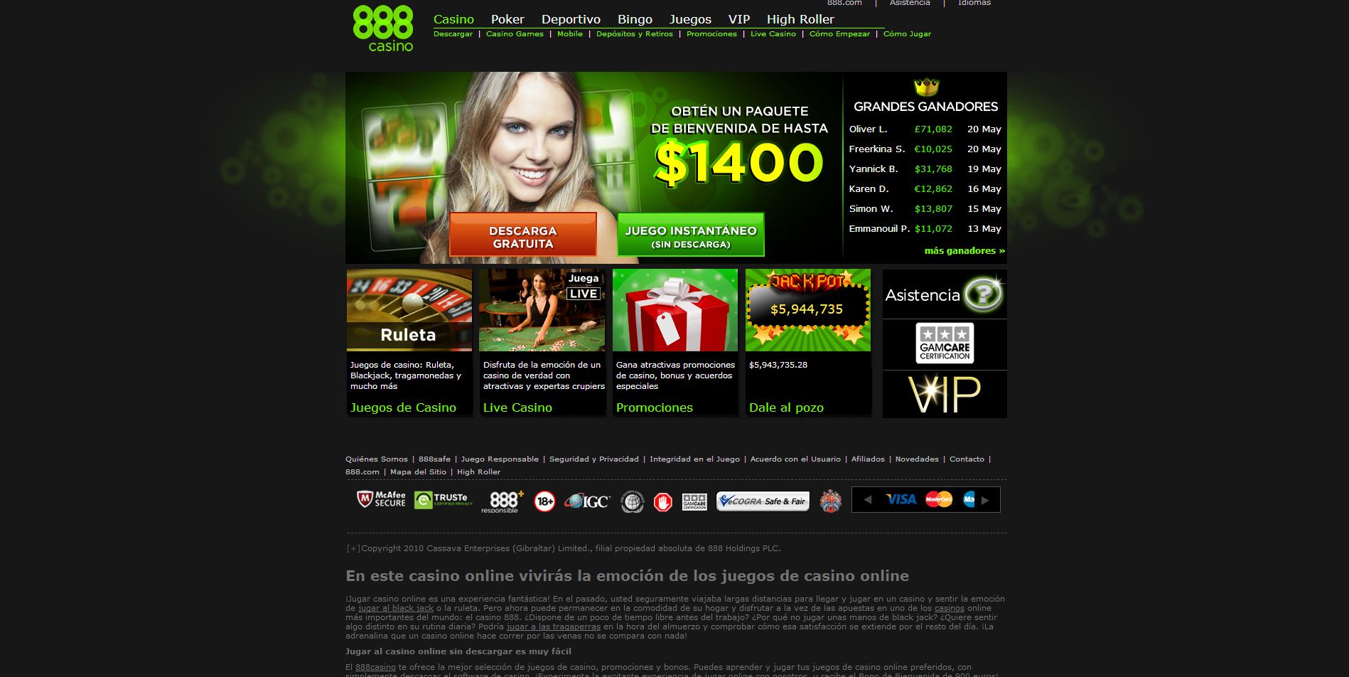Mejores casinos online en español código Exclusivo 227366
