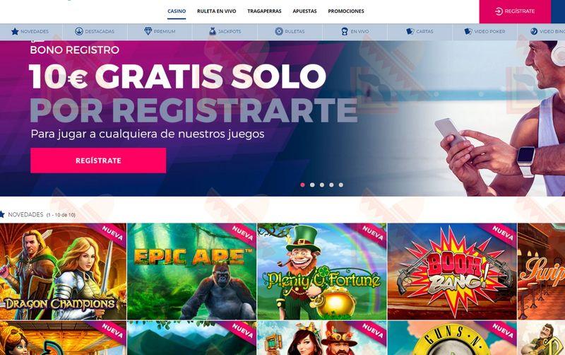 10 tiradas gratis en Mega Fortune botemania app 105281