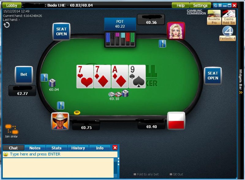 Gratis € Juega sin Riesgo la mejor sala de poker online 982931