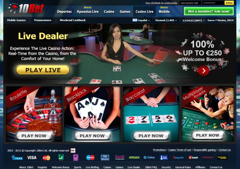 10Bet casino 10 juegos de nombres 781811