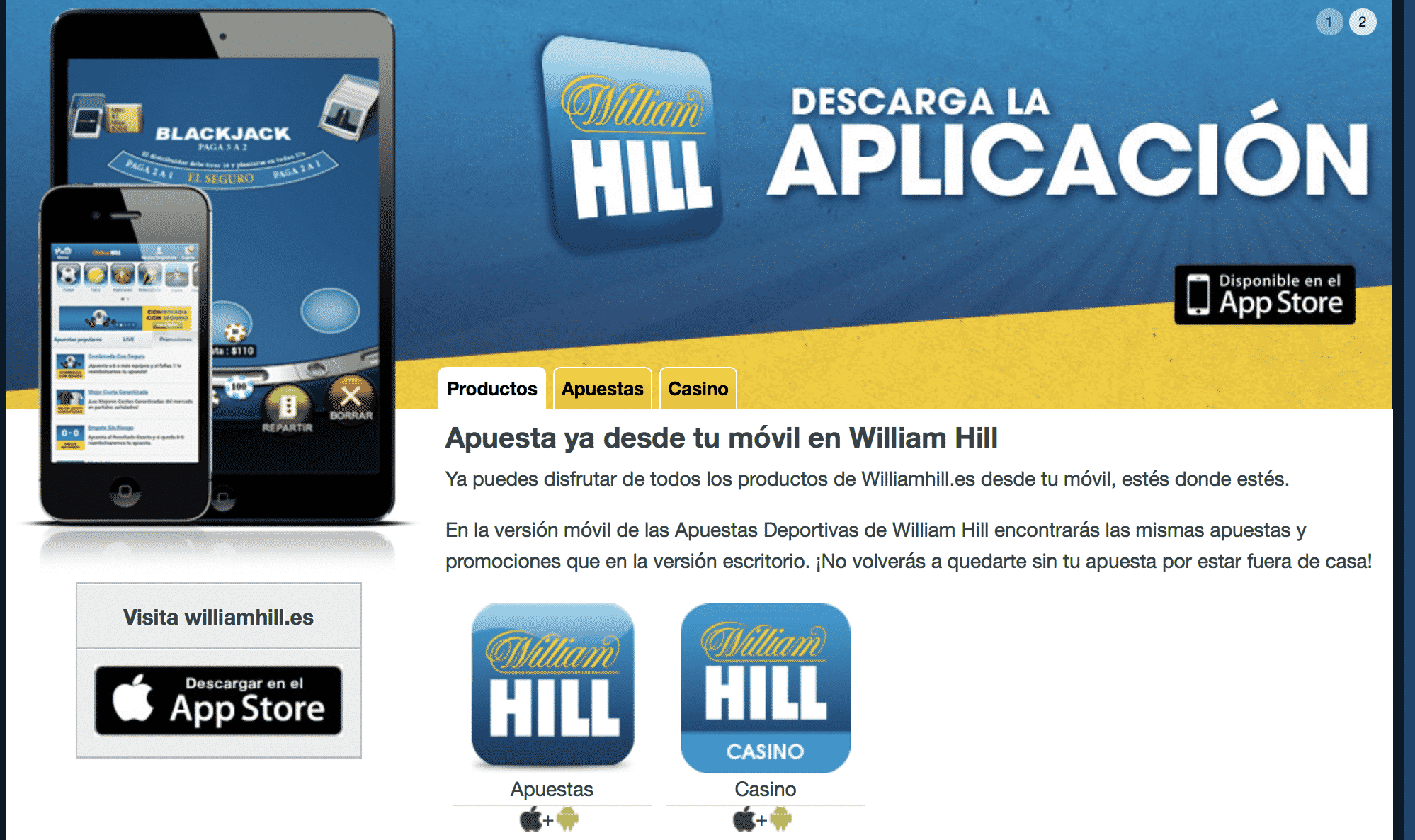 Codigo bono william hill sin deposito los bonos multi depósito casino 77470