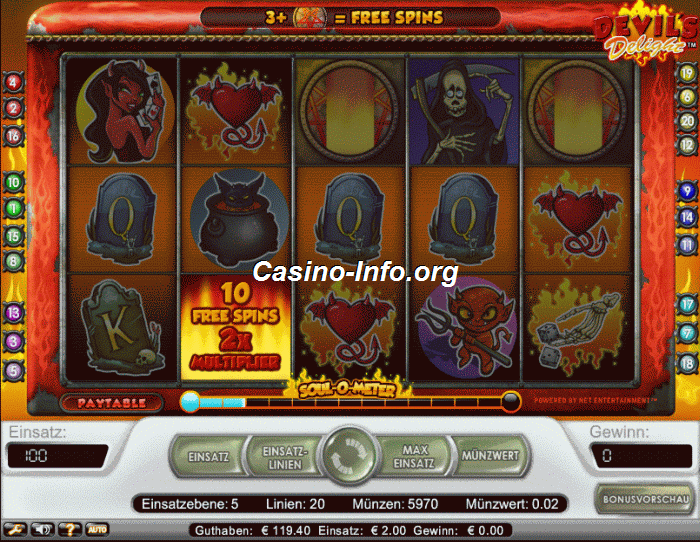 Casino play 10 Tiradas gratis Devil’s Delight 990567