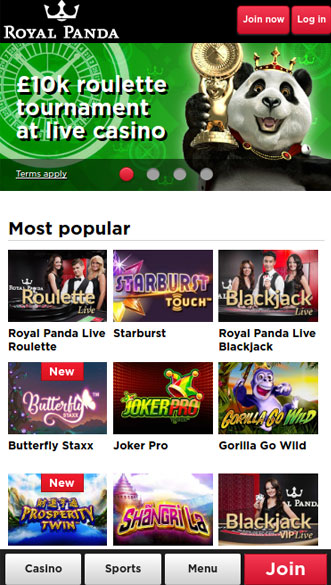 Casino online Royal Panda telecharger reta bet 999841