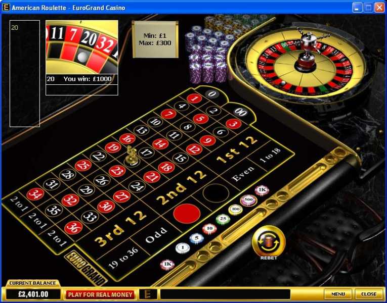 Probabilidades ruleta americana euro Grand casino 367811