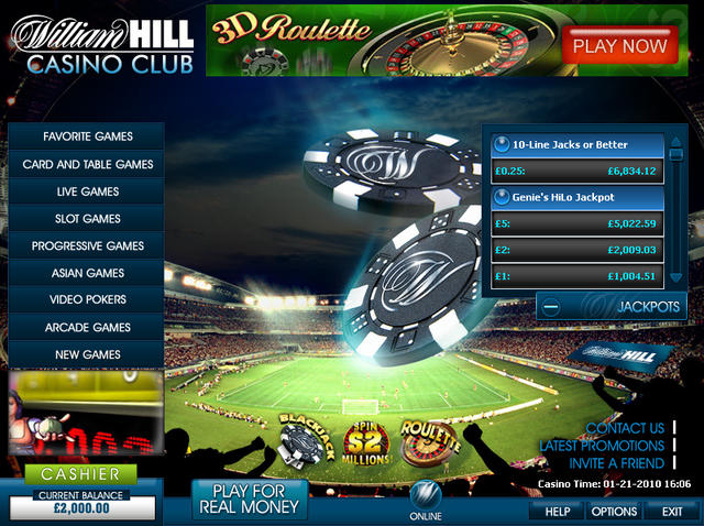 William hill international casino Todoslots 105098