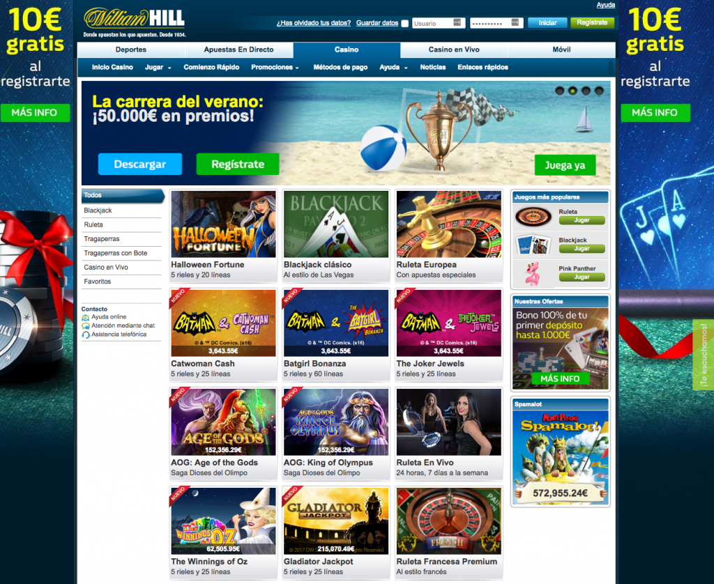 Bono william hill casino sin depósito necesario 380630