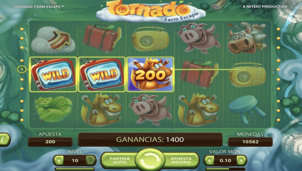 Casino gran Madrid tragaperra Tornado Farm Escape 21109