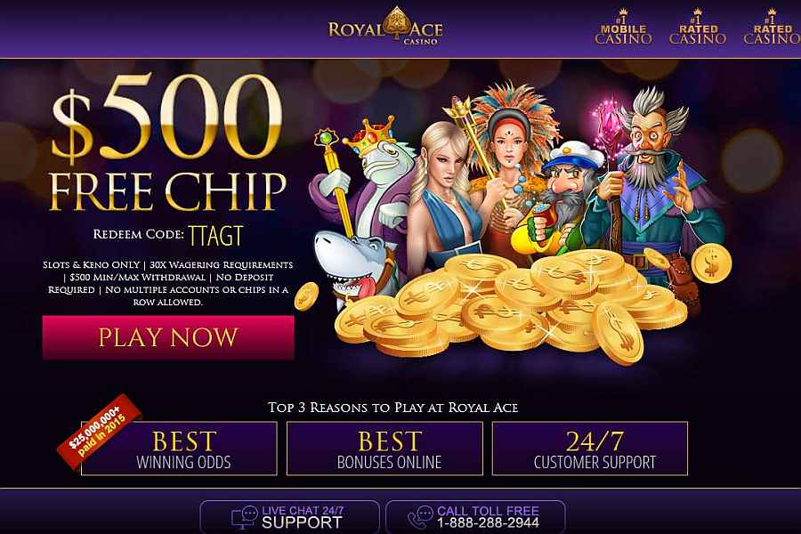 Fichas gratis royal ace casino no deposit bonus 414144