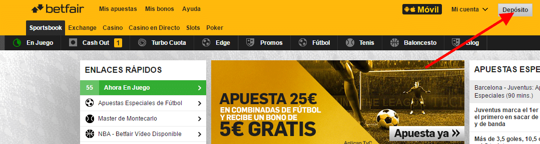 Como ingresar dinero en betfair acepta PayPal casino 495133