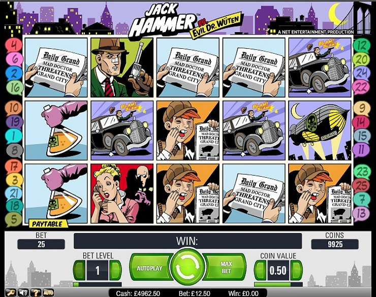 Tragamonedas gratis Jack Hammer ruleta americana 138634