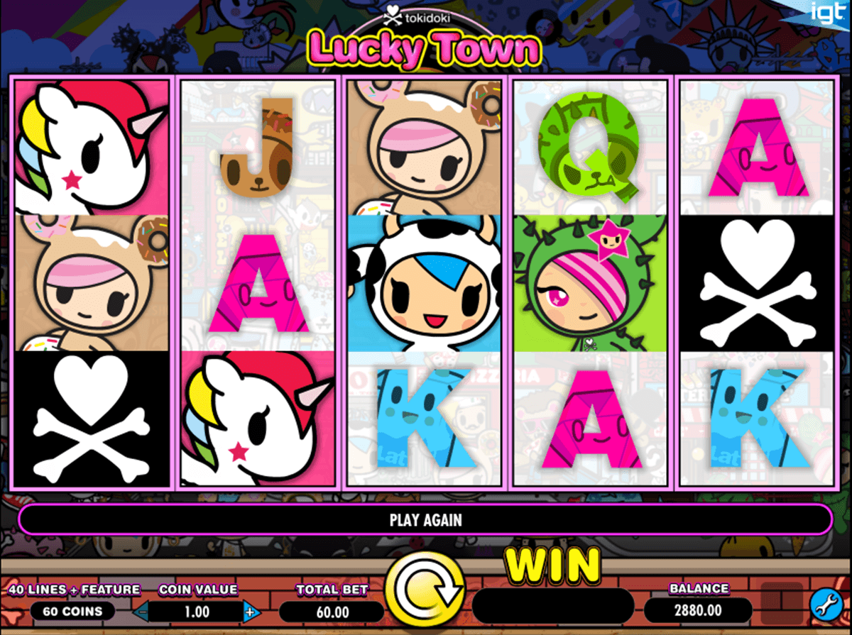 Tragaperra Tokidoki Lucky Town juego casino gratis lost 348276