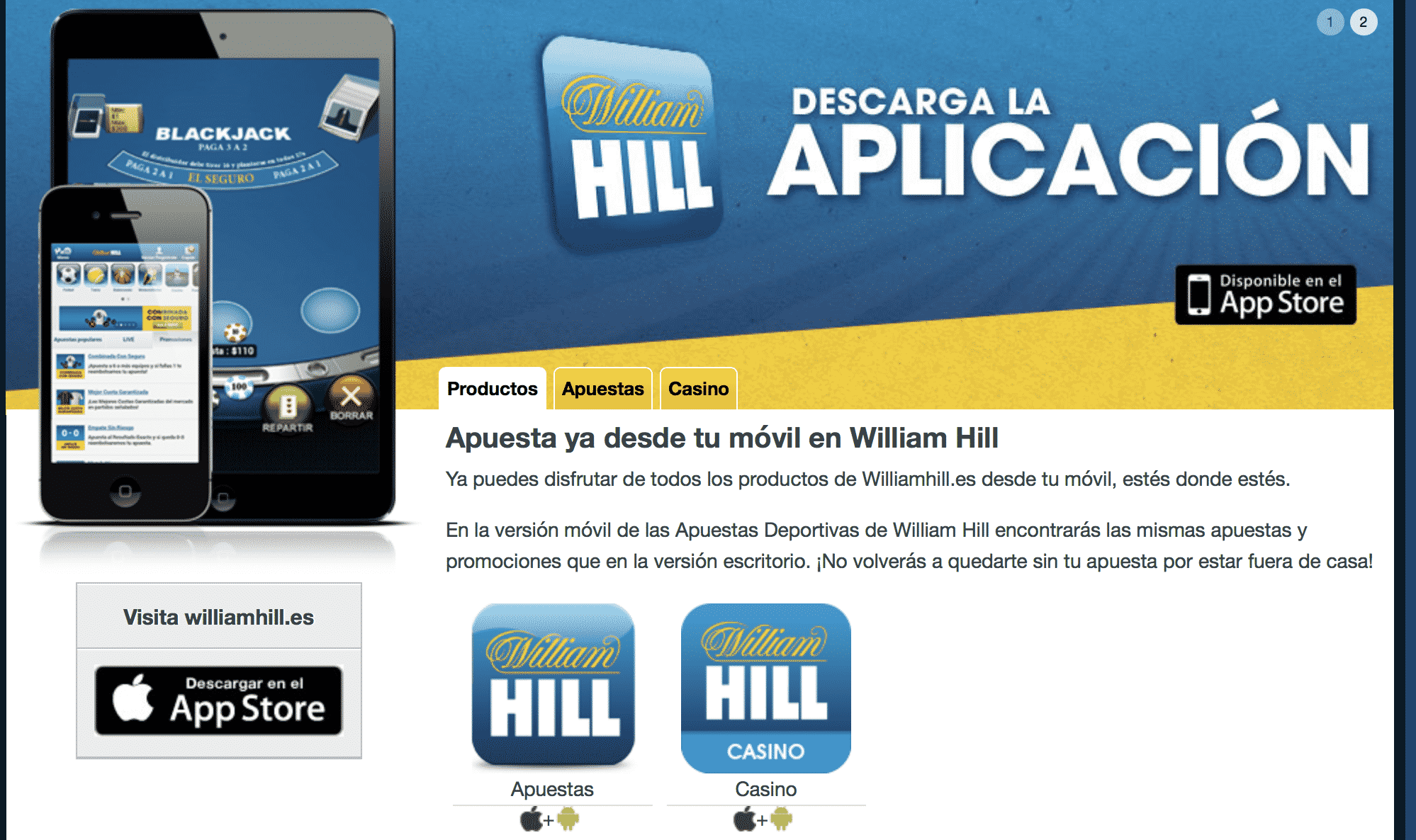 Casino sin riesgo william hill app 772326
