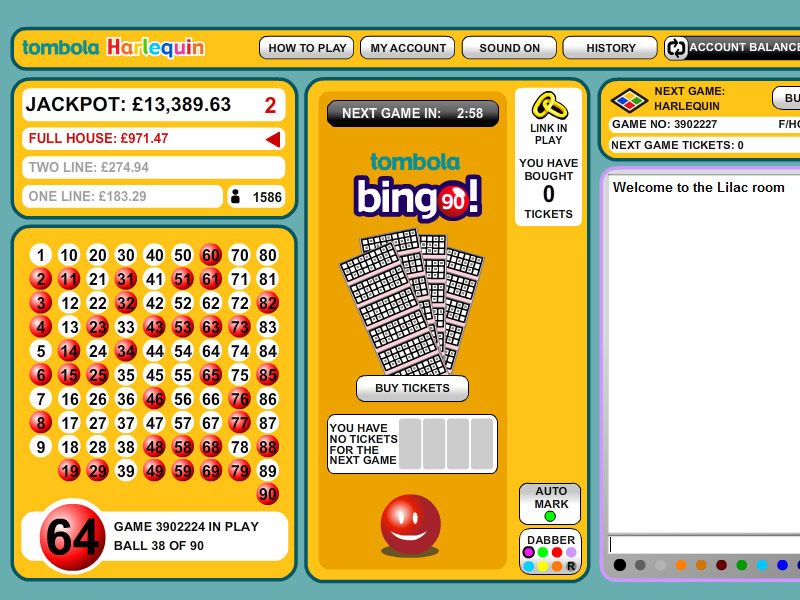 Tombola bingo online free GameArt 597644