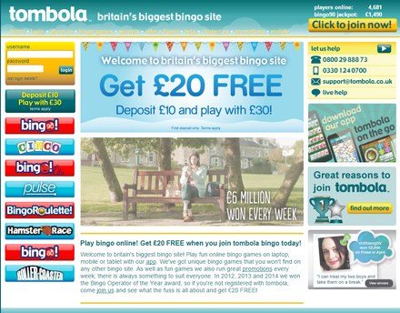 Tombola bingo online free latest casino bonuses 814783