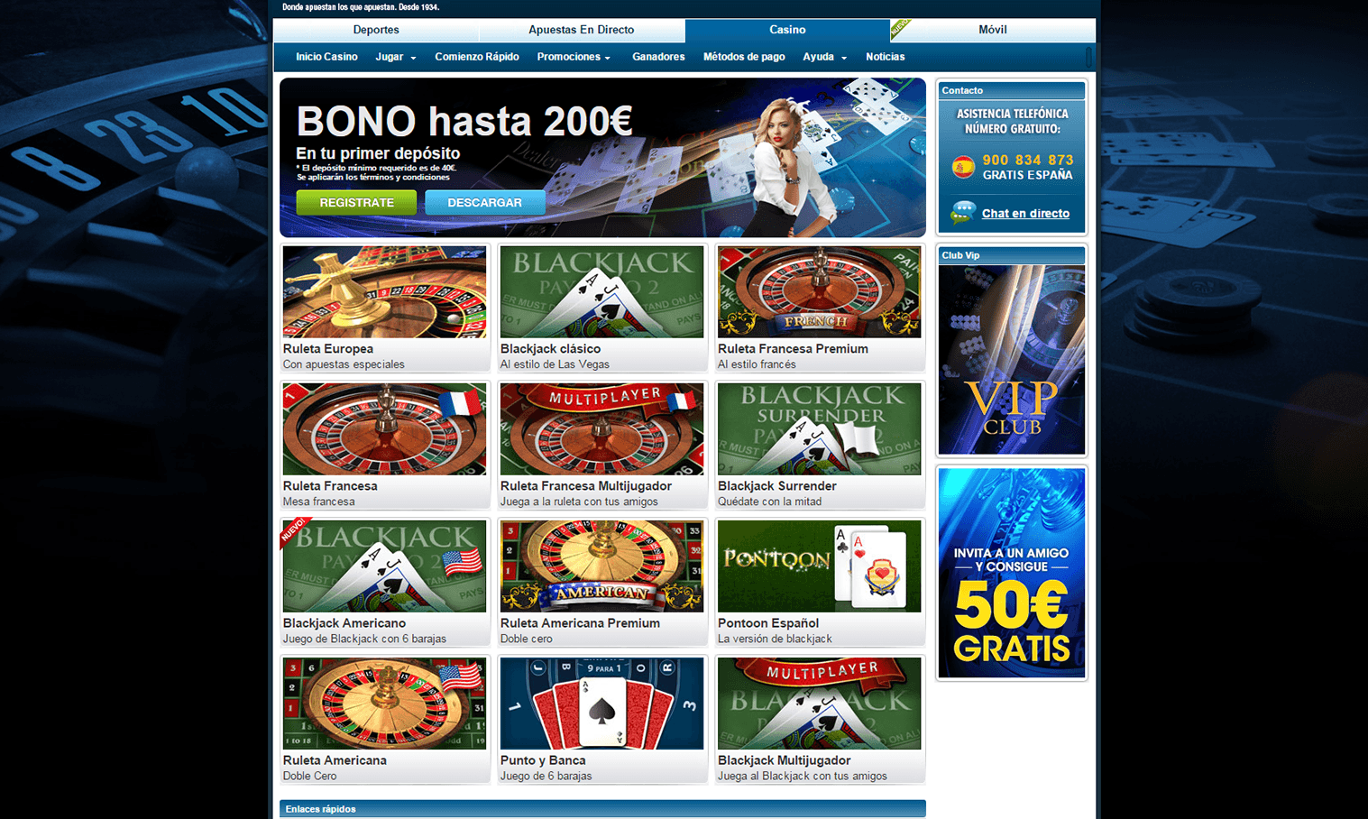 William Hill bono de bienvenida casino online Madrid 255228